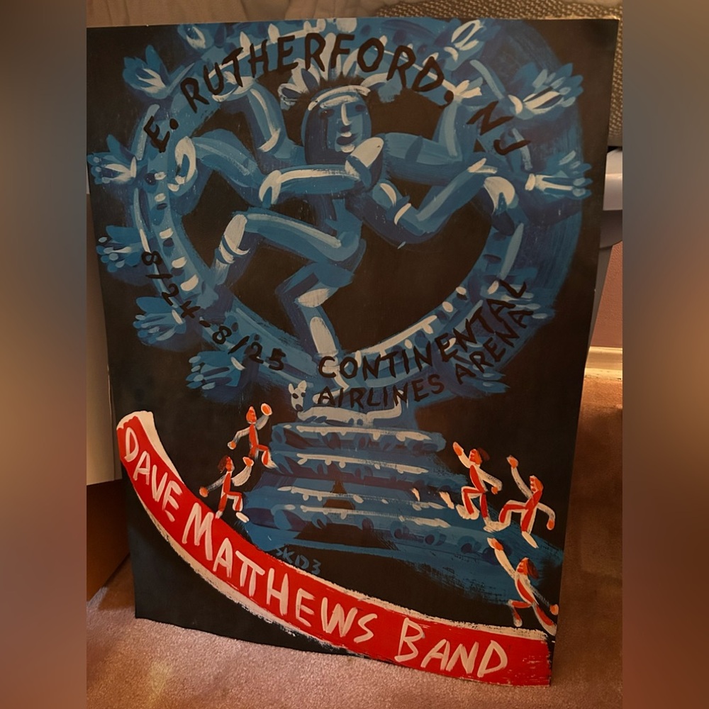 NWT Mint condition Dave Matthews Band 2003 Tour Poster